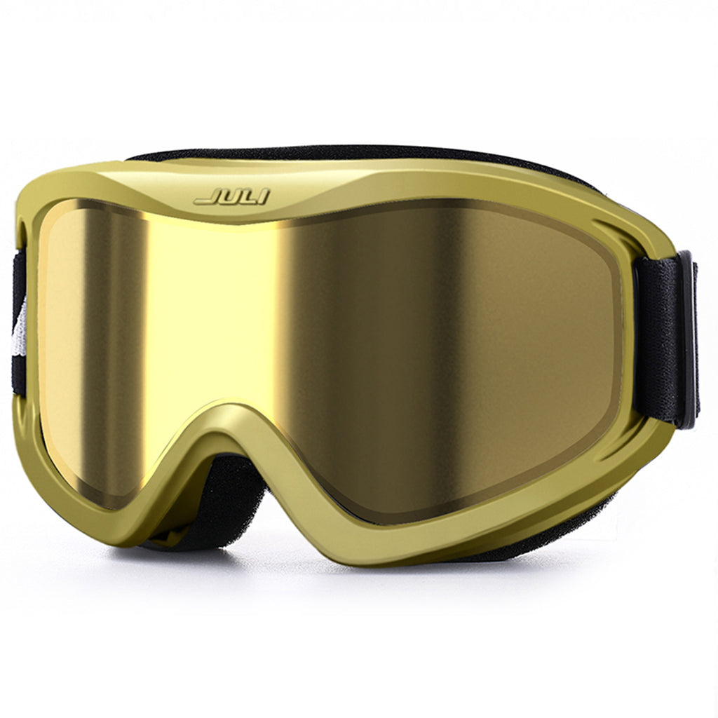 Juli - Gafas de esquí para niños, lentes esféricas intercambiables de doble  capa, OTG antivaho, para patinaje de snowboard de 4 a 16 años, 4300