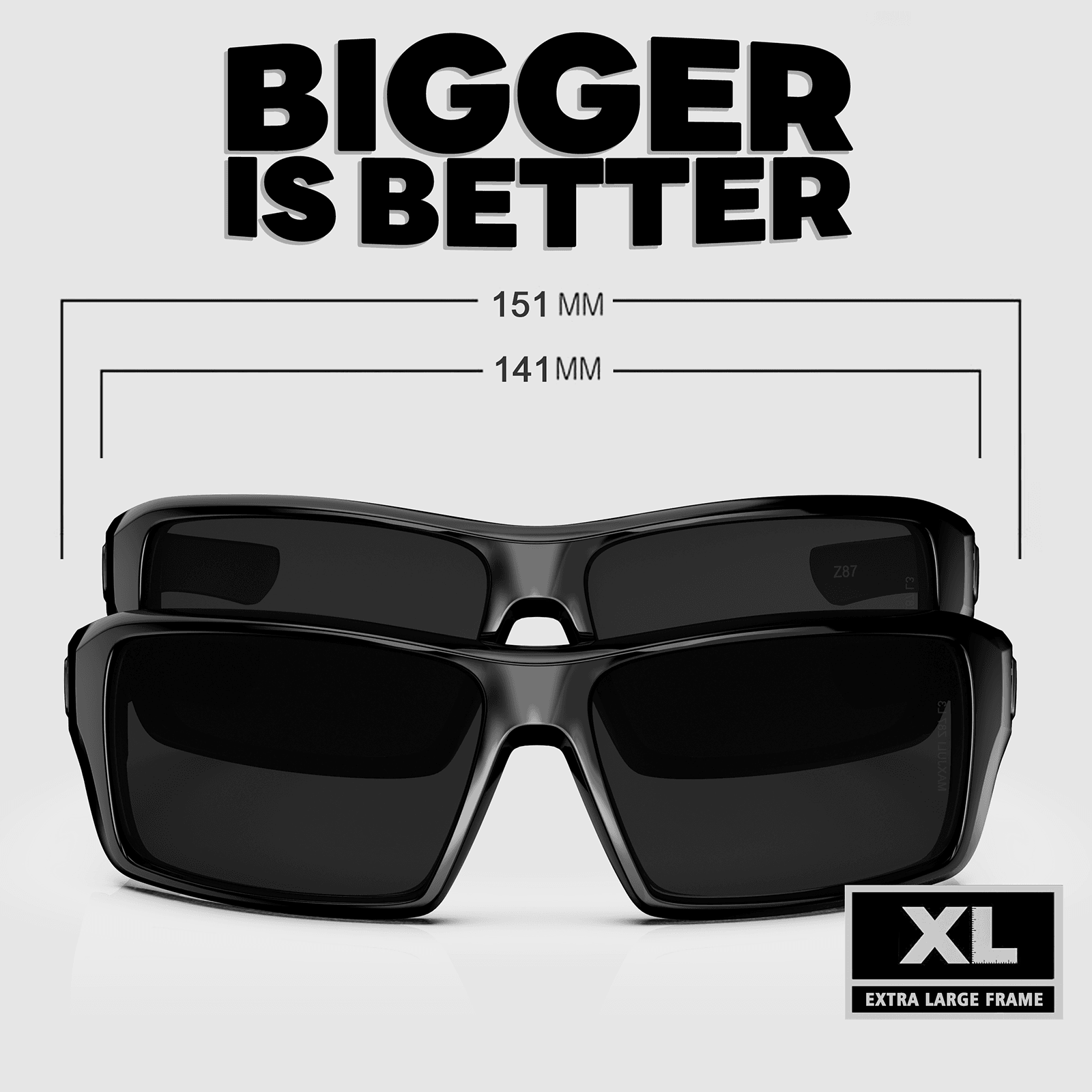 Sunglasses For Big Heads | XL Z87 Z8232 – Maxjuli Eyewear