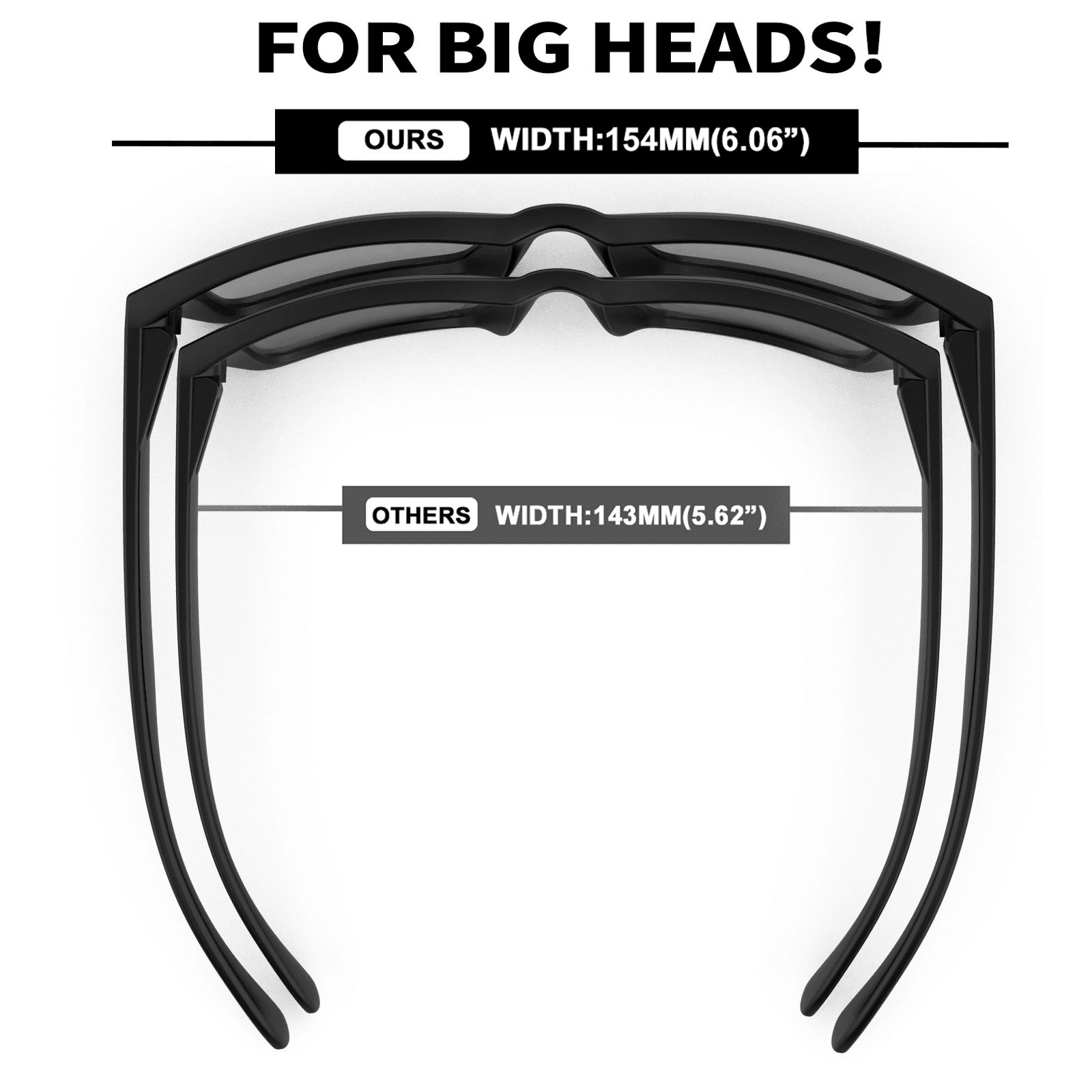 Z87 Sunglasses For Big Heads | XXL 8228 – Maxjuli Eyewear