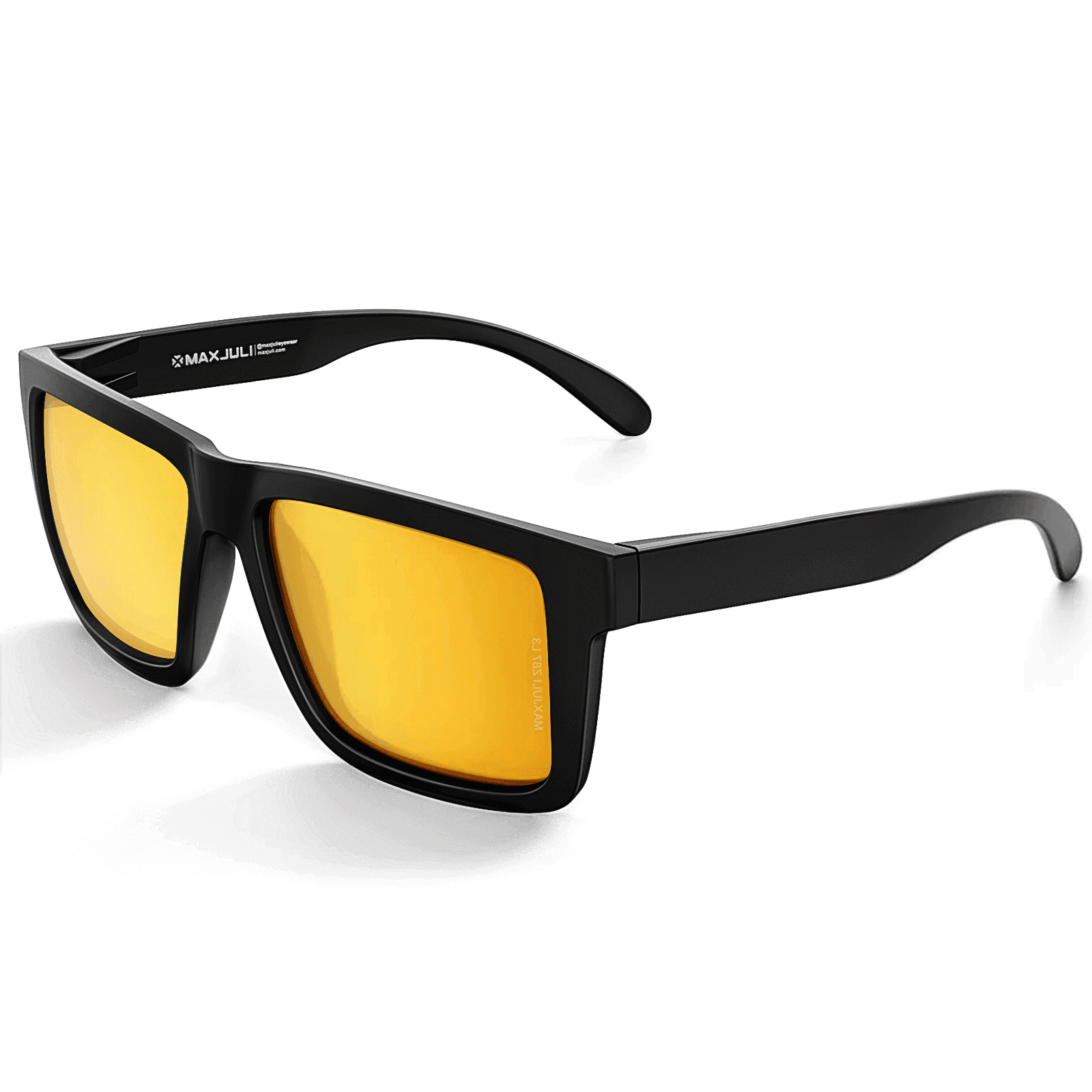 富士山眼鏡　Black Yellow 8228 VISE – Maxjuli Eyewear