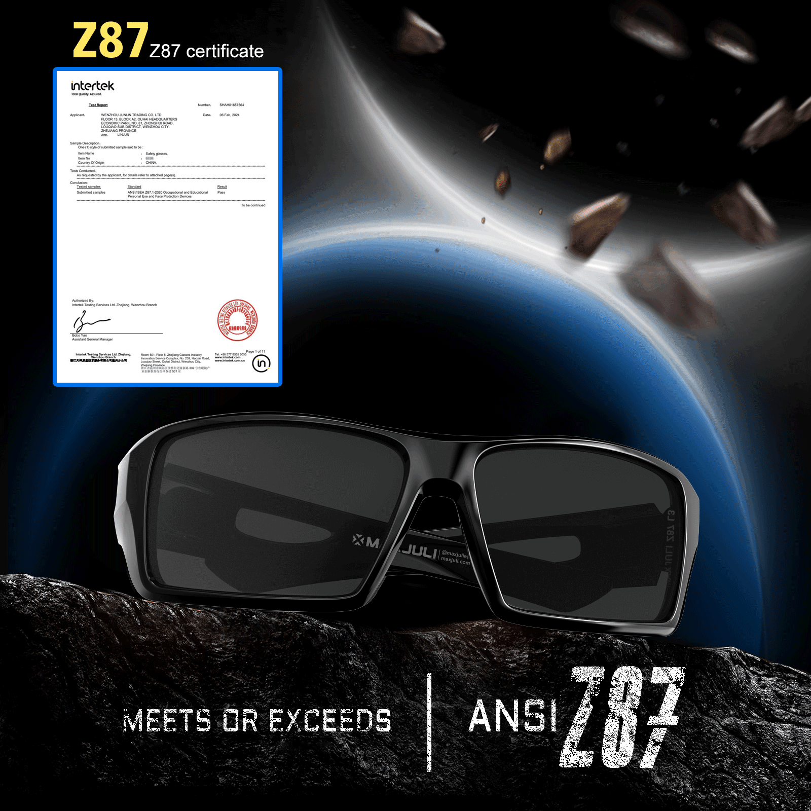 Sunglasses For Big Heads | XL Z87 Z8232 – Maxjuli Eyewear