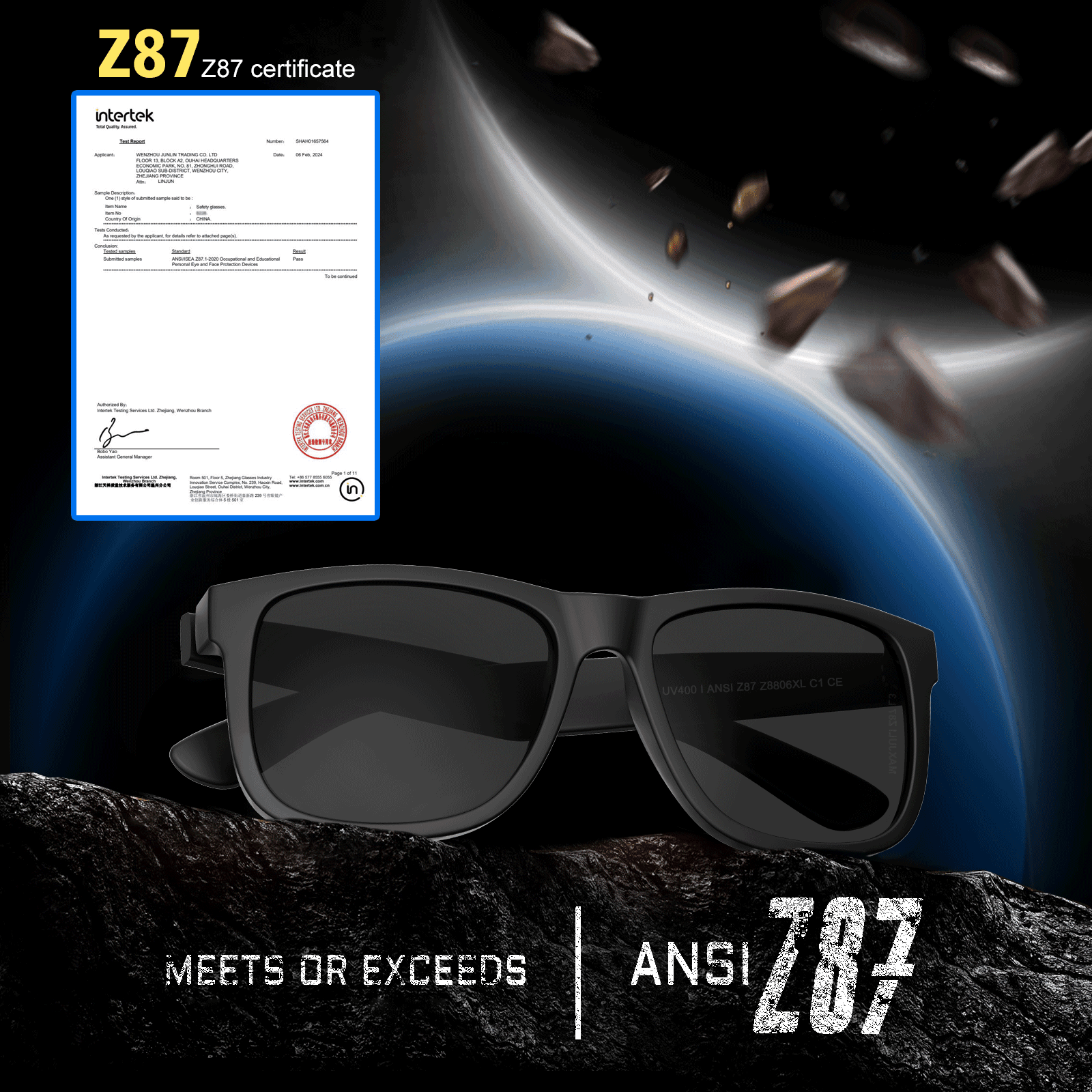 Z87 Sunglasses For Big Heads | XXL Z8806 – Maxjuli Eyewear