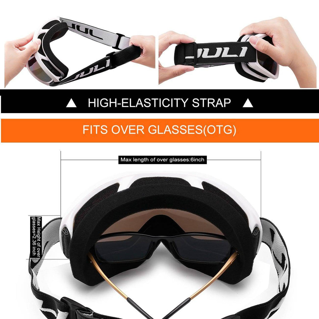 Maxjuli Ski Goggles: 100% Uv Protection, Anti-fog Dual Lens M2 For Men,  Women & Youth - Temu