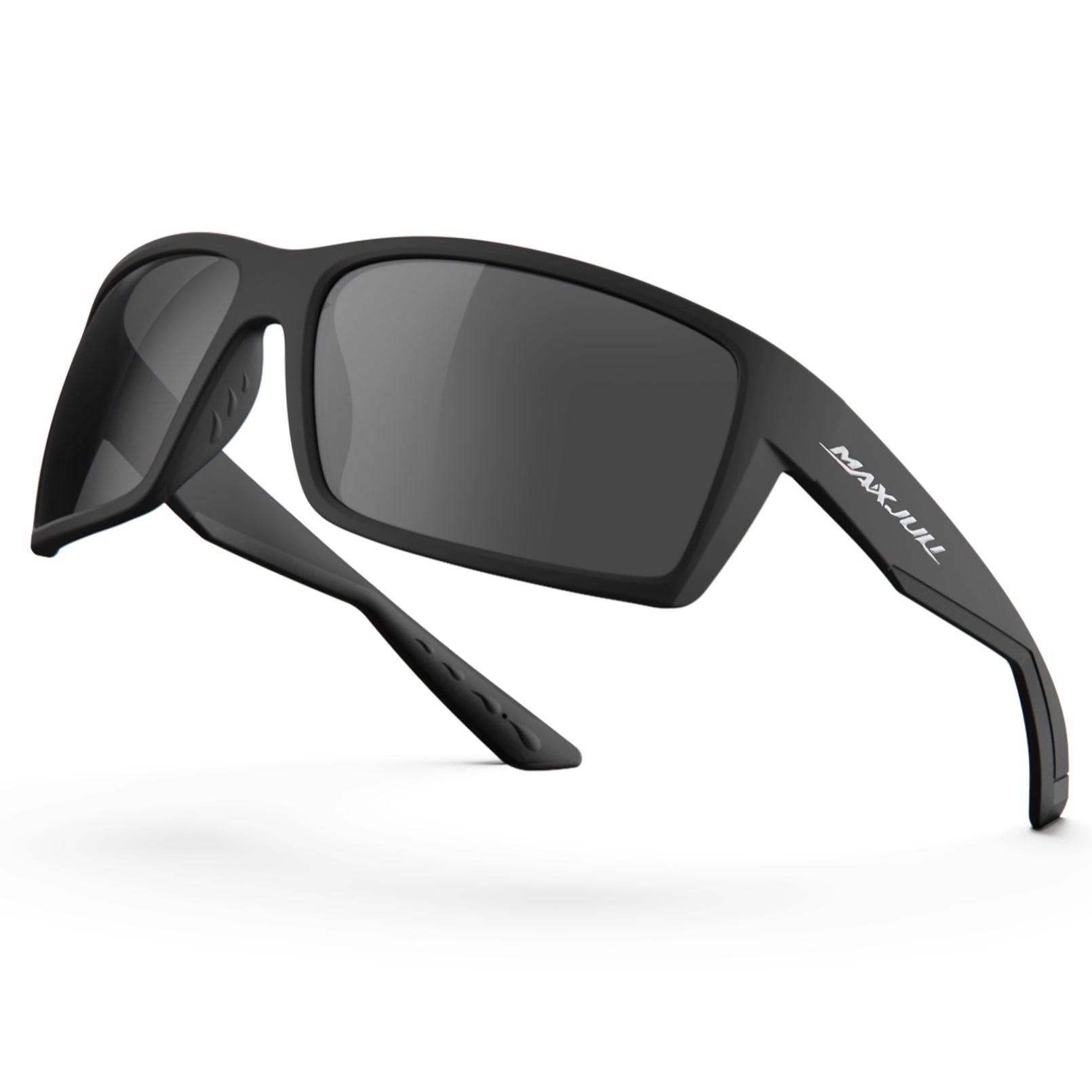 ＭＡＶＲＩＫＭＡＸＬＩＴＥ１１．５° MAXJULI Rectangular Polarized Sunglasses for Men Women,Sport Sun