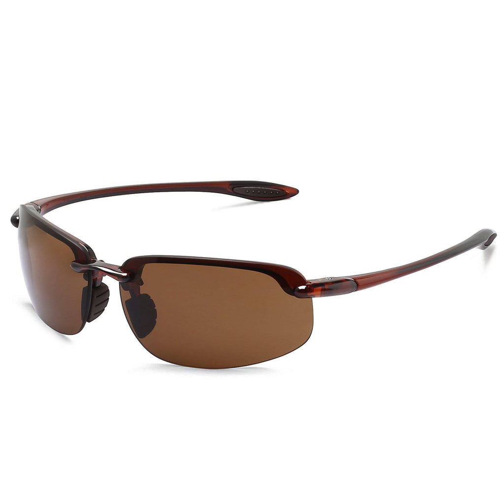 JULI Sports Sunglasses for Men Women Tr90 Rimless Frame for Running Fishing  Baseball Driving MJ8001 – Maxjuli Eyewear