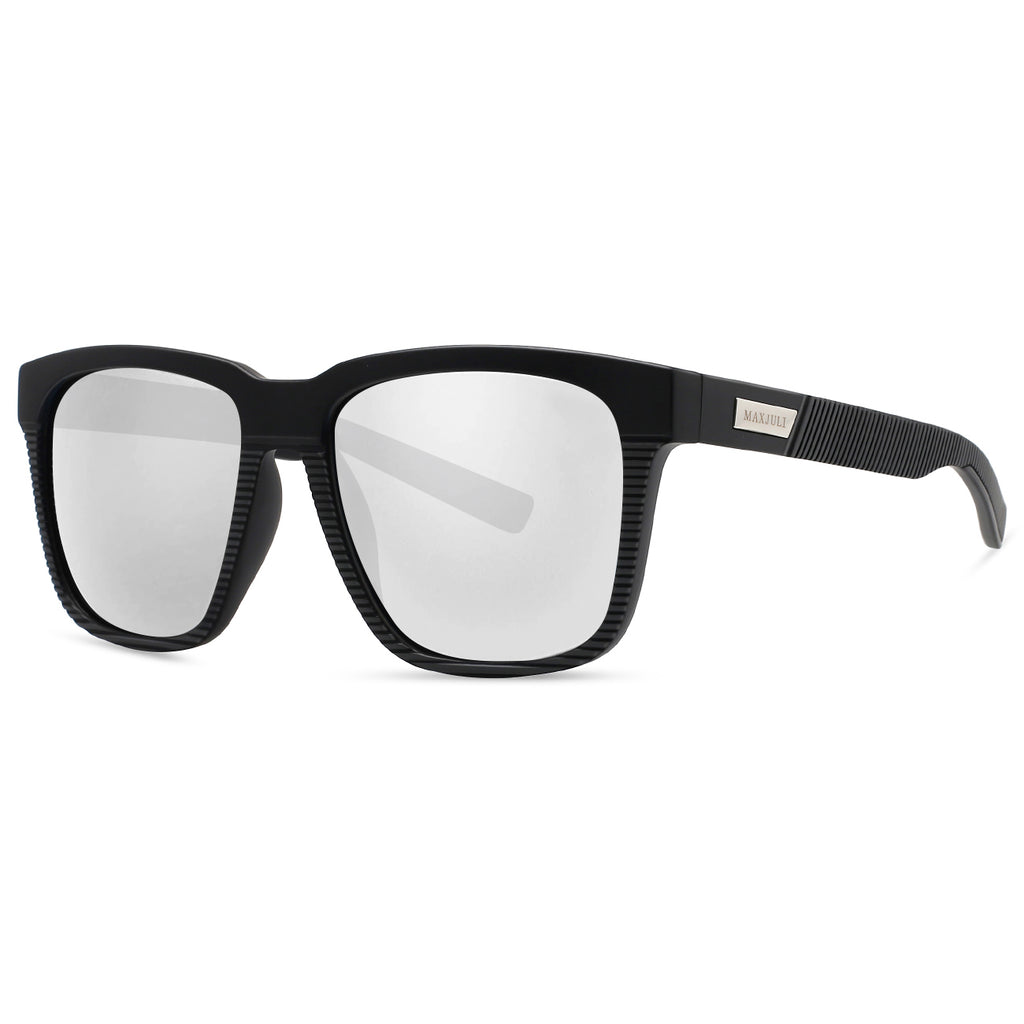 MAXJULI XXL Size Extra Large Polarized Sunglasses 149 MM for Big Wide Heads  Men Metal Glasses 8813