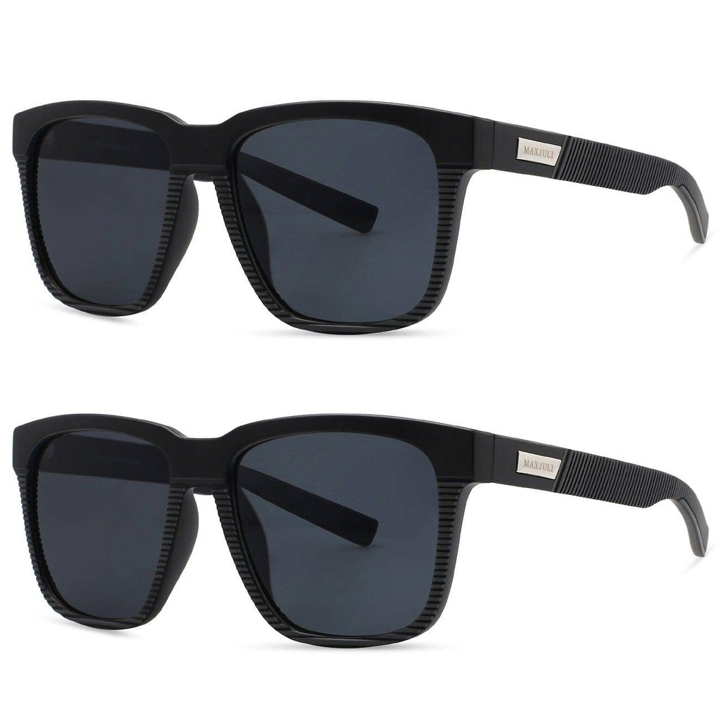 MAXJULI Polarized Sunglasses for Big Heads Men Women (not fit xl size) 8023  – Maxjuli Eyewear