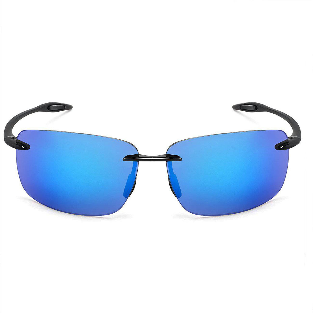 MAXJULI Sports Sunglasses for Men Women Tr90 Rimless Frame for Running Fishing Golf Surf Driving Cycling Lifestyle 8009 - Maxjuli Eyewear