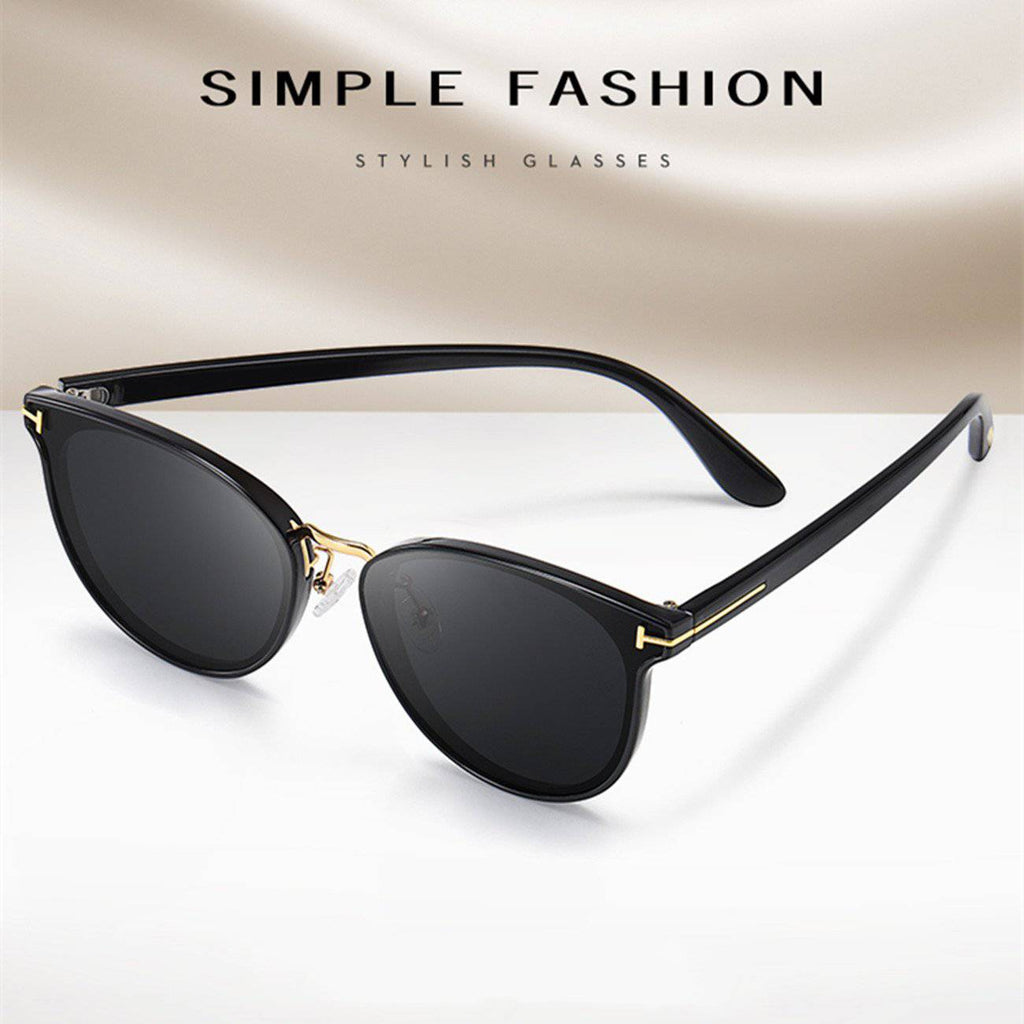 MAXJULI Polarized Oversized Sunglasses for Women,Round Classic Fashion UV400 Protection 8053 - Maxjuli Eyewear