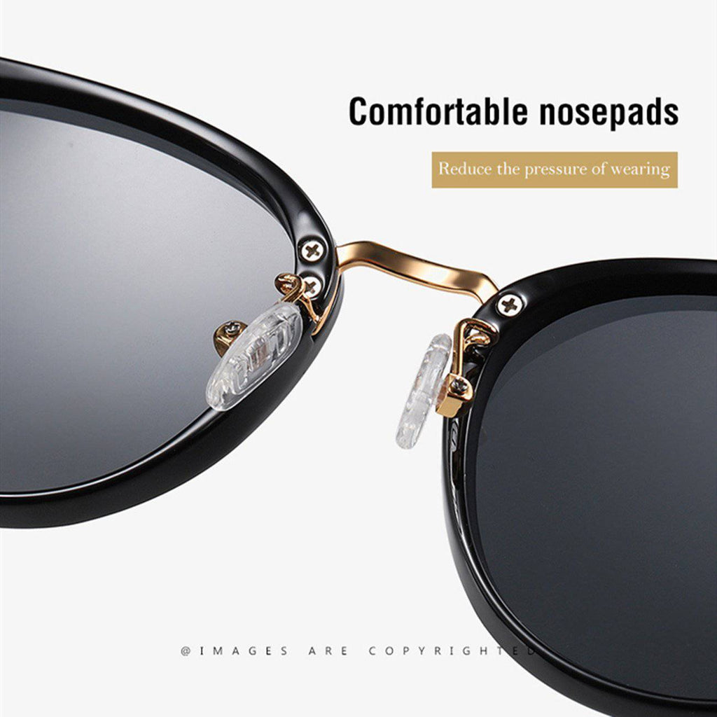 MAXJULI Polarized Oversized Sunglasses for Women,Round Classic Fashion UV400 Protection 8053 - Maxjuli Eyewear