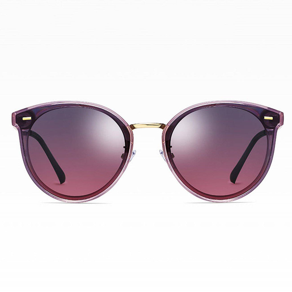 MAXJULI Polarized Oversized Sunglasses for Women,Round Classic Fashion UV400 Protection 8052 - Maxjuli Eyewear