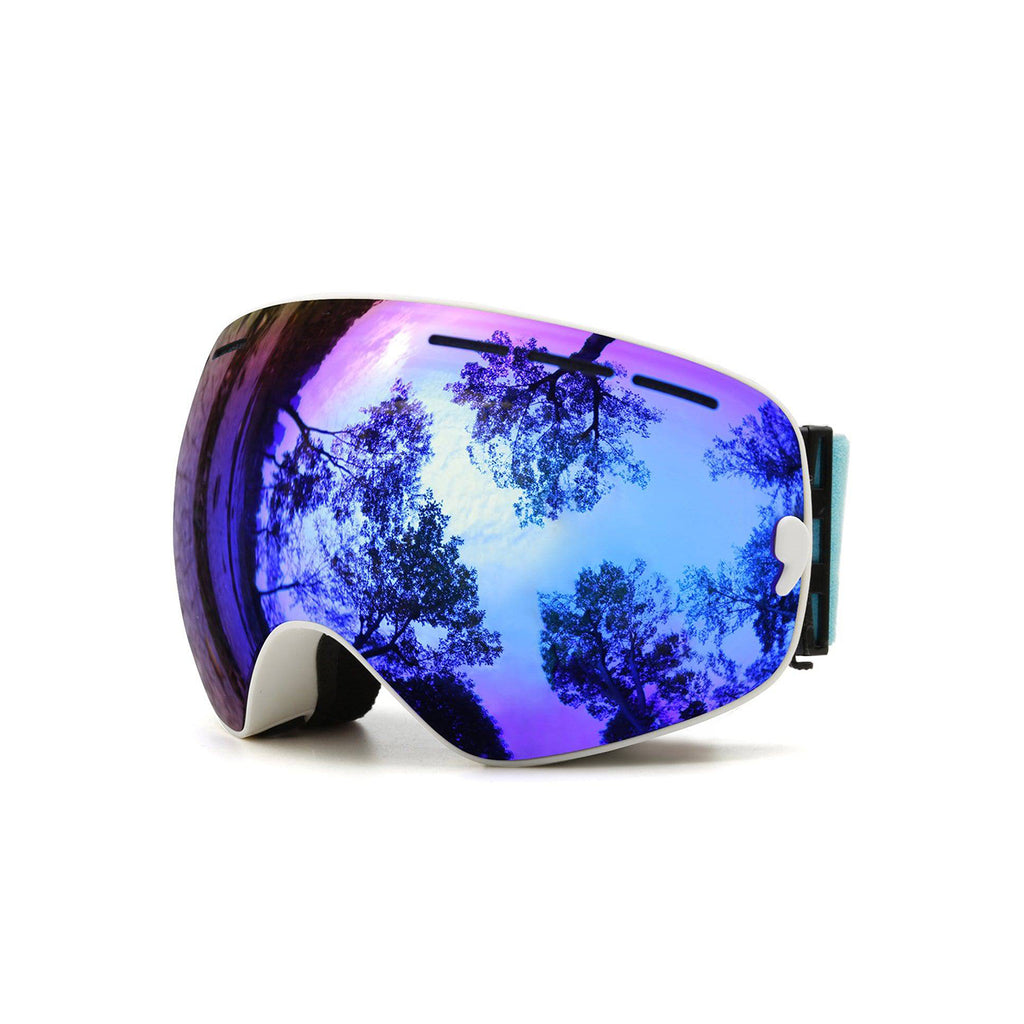 Juli Kids Ski Goggles,Interchangeable Double Layer Spherical Lens,OTG –  Maxjuli Eyewear