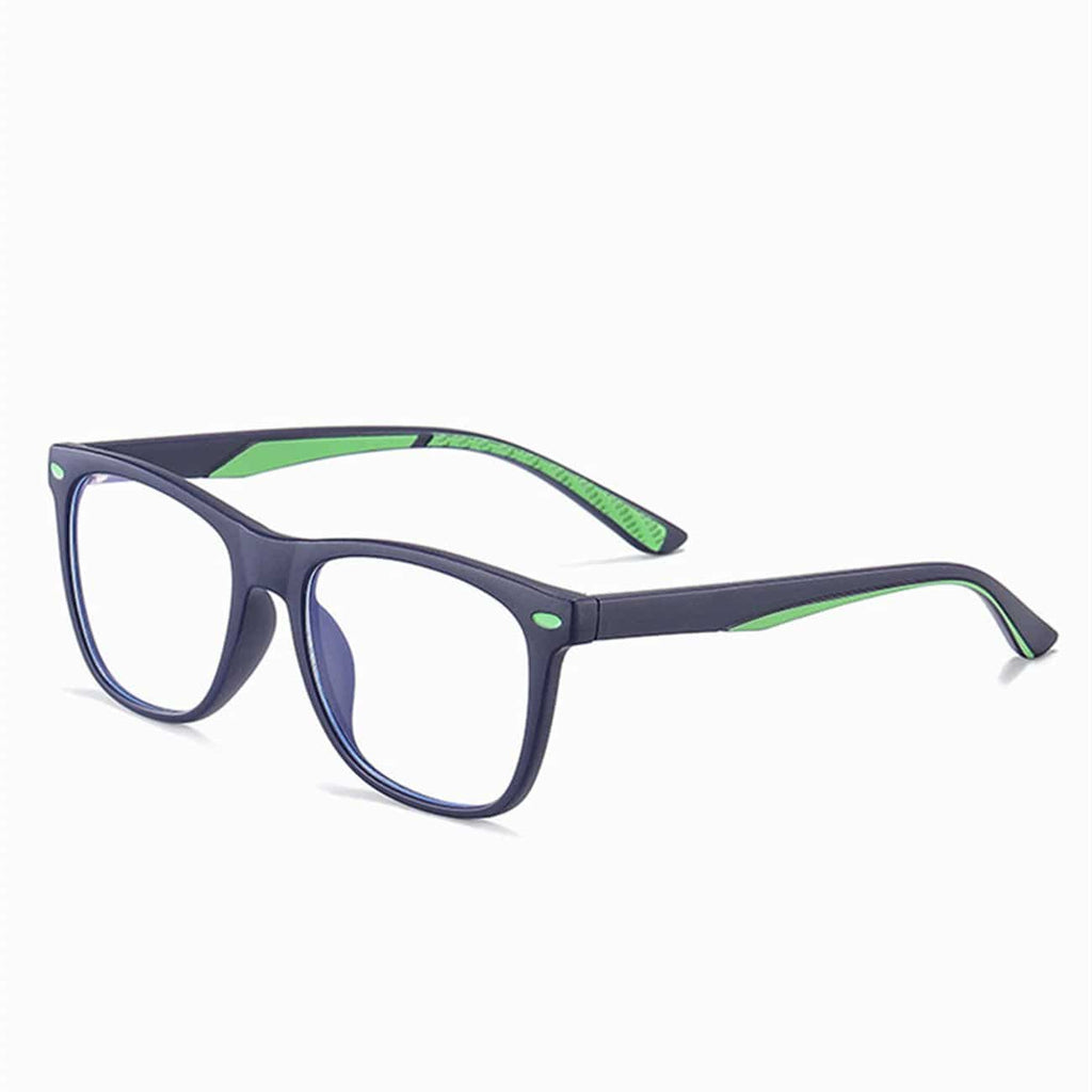MAXJULI Kids Blue Light Blocking Glasses - Anti Eyestrain - Computer Video Gaming Eyeglasses for Boys & Girls - TR90 Unbreakable Square Flexible Frame Eye Glasses 6602 - Maxjuli Eyewear