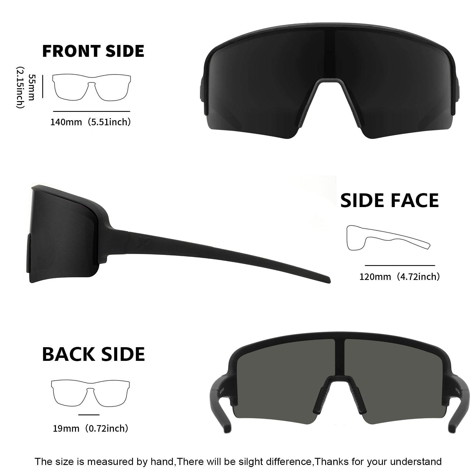 MAXJULI Polarized Sunglasses for Men Women, Windproof Outdoor