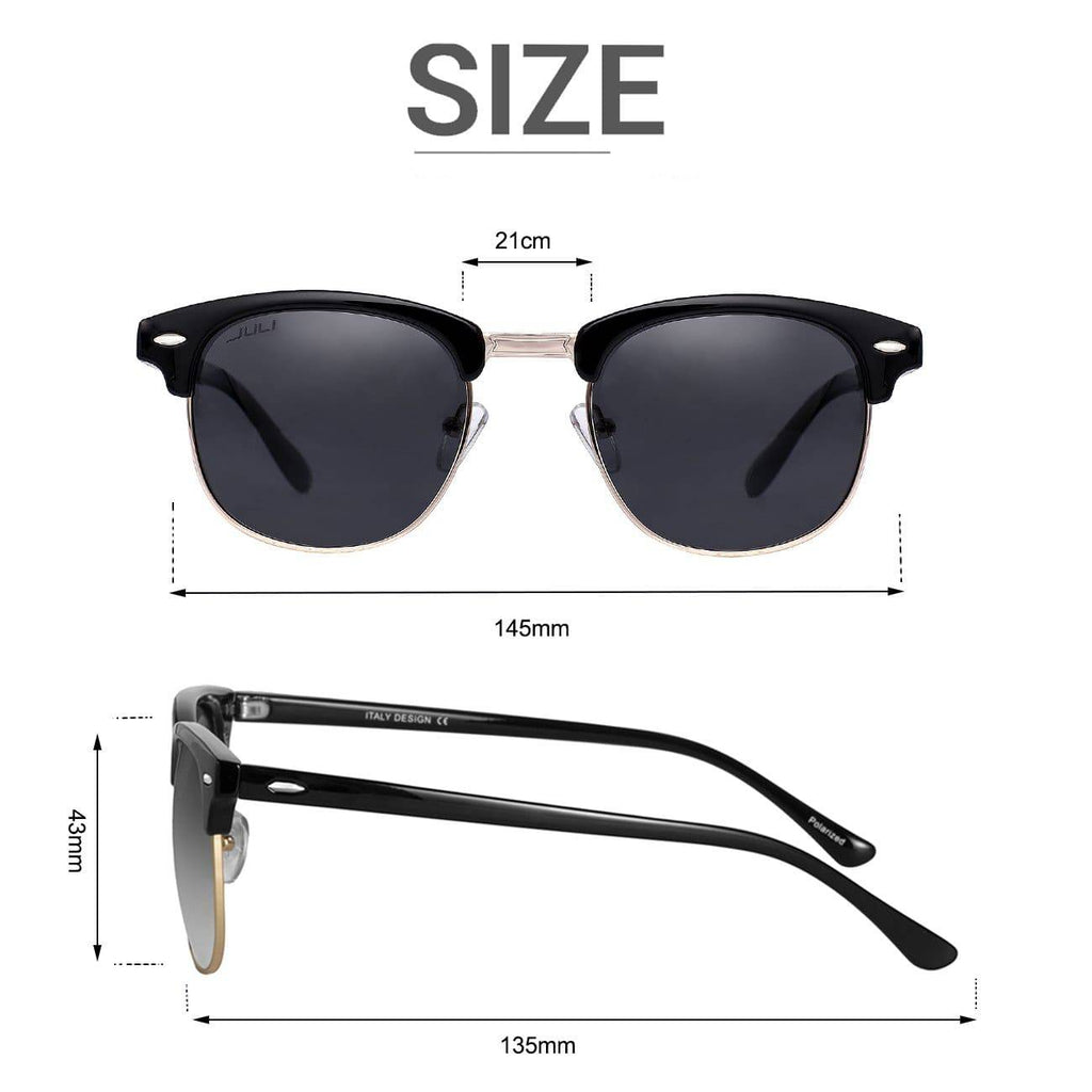 MAXJULI Retro Polarized Sunglasses for Men Women 8036 - Maxjuli Eyewear