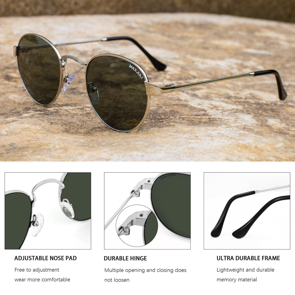 MAXJULI Round Sunglasses for Women 8808 - Maxjuli Eyewear