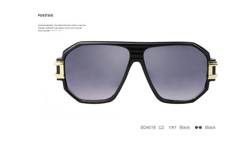Fashion Oversized Sunglasses for Men BD4018 - Maxjuli Eyewear