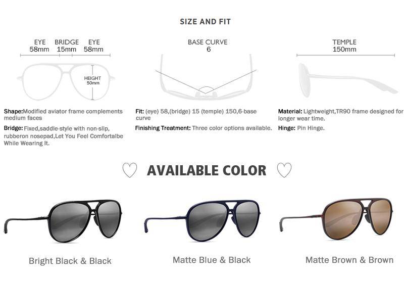 MAXJULI Polarized Pilot Sports Sunglasses for Men Women Tr90 Unbreakable Frame for Running Fishing Baseball Driving 8005&8006 - Maxjuli Eyewear