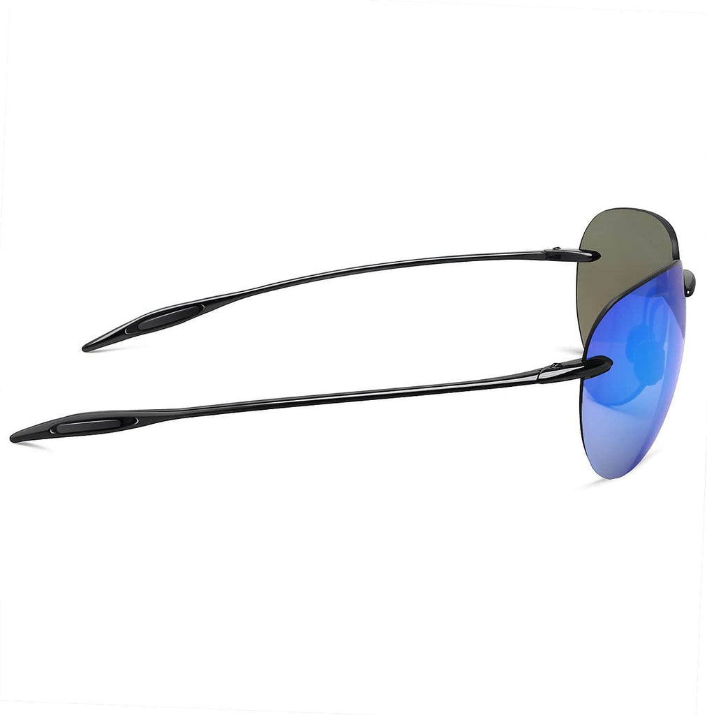 MAXJULI Sports Sunglasses for Men Women Tr90 Rimless Frame for Running Fishing Golf Surf Driving Cycling Lifestyle 8008 - Maxjuli Eyewear